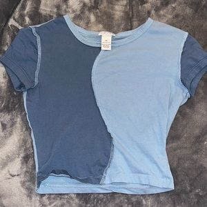 Size XS Rue 21 blue crop top